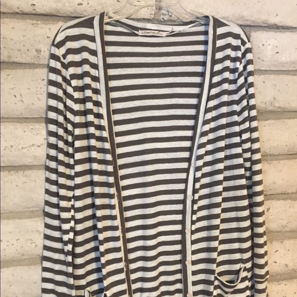 Striped Cardigan